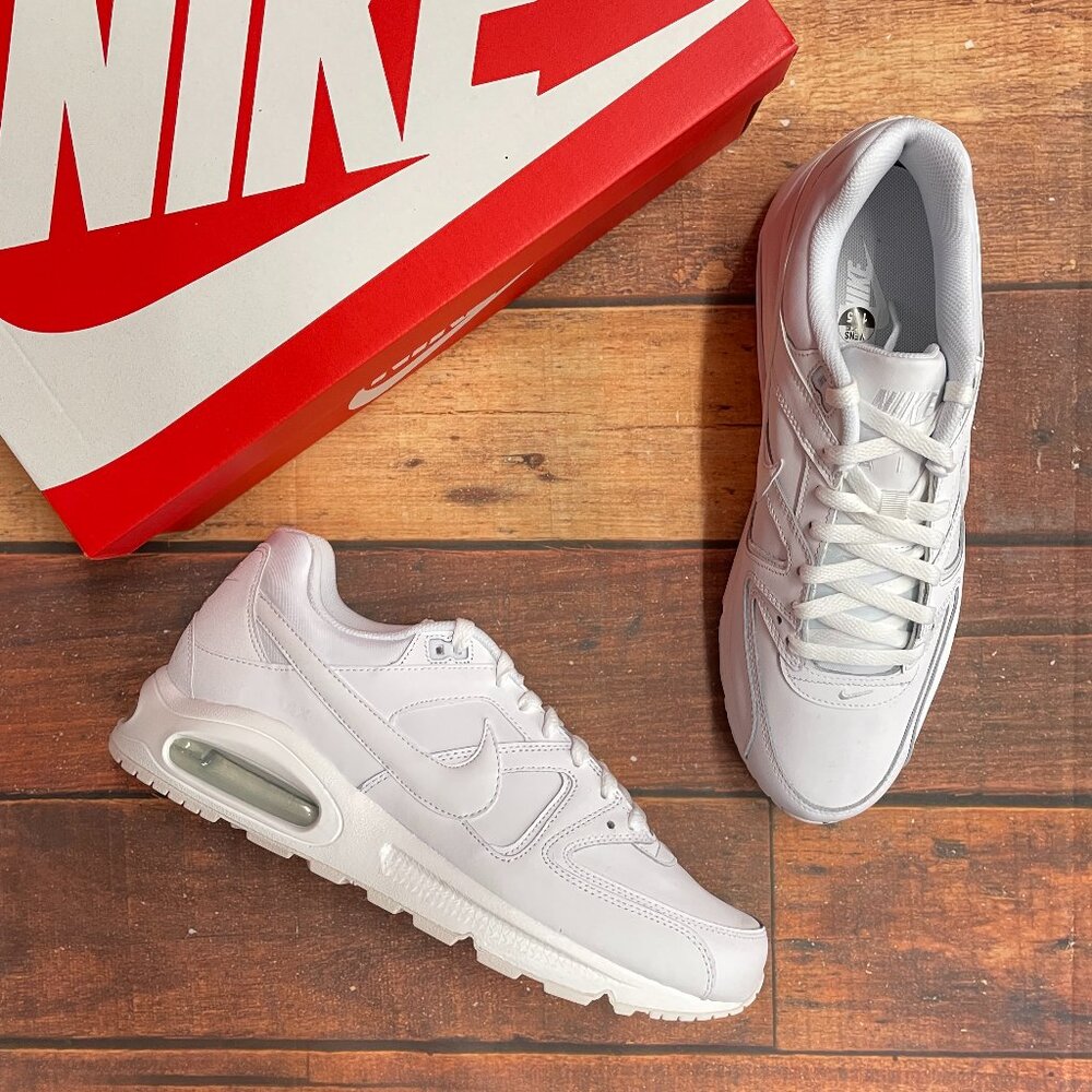 Nike Men's Air Max Command Leather "White" Running Shoes